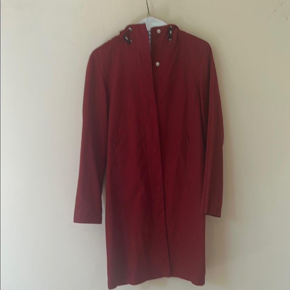 Burberry hooded raincoat